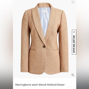 Jcrew factory. Size 20. Tan blazer.